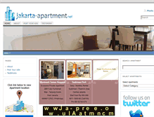 Tablet Screenshot of jakarta-apartment.net